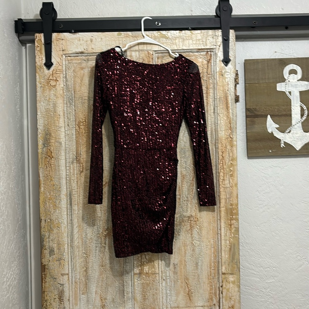 Red sequin formal/ homecoming dress!